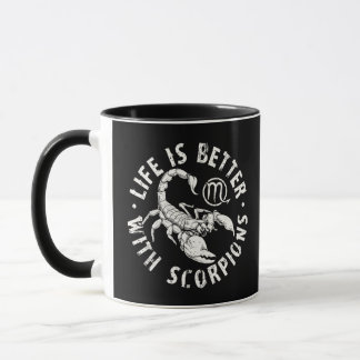 Livet är bättre med Scorpions Scorpion Älskare Mug Mugg