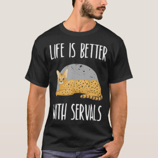 Livet är bättre med servar t shirt