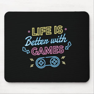 Livet är bättre med spel-spelarens videospel musmatta