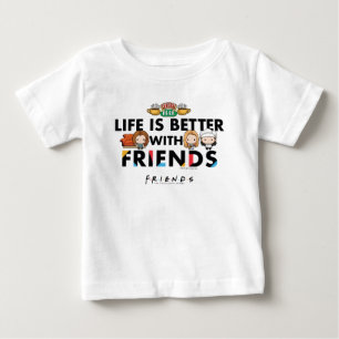 Livet är bättre med VÄNNER™ Chibi-konst T Shirt
