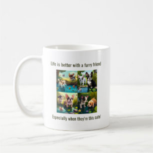 Livet är bättre med vänner - Puppy Kärlek Kaffemugg