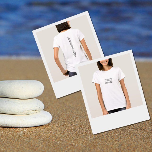 Livet är bättre när du är justerad, Chiropractor T Shirt (Skapare uppladdad)