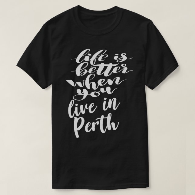 Livet är bättre när du bor i Persiska T Shirt (Design framsida)