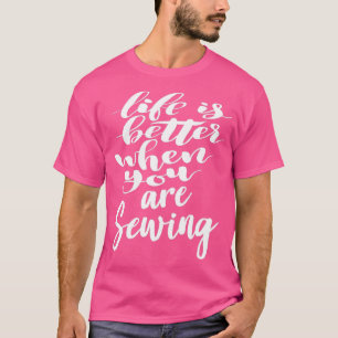 Livet är bättre när du seglar (4) t shirt