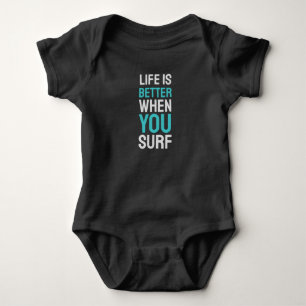 Livet är bättre när du Surfor T Shirt