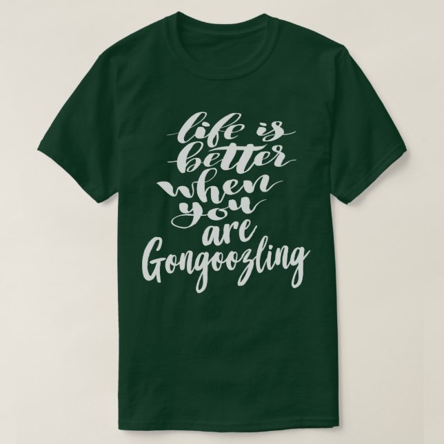 Livet är bättre när du tänker på 3 t shirt (Design framsida)