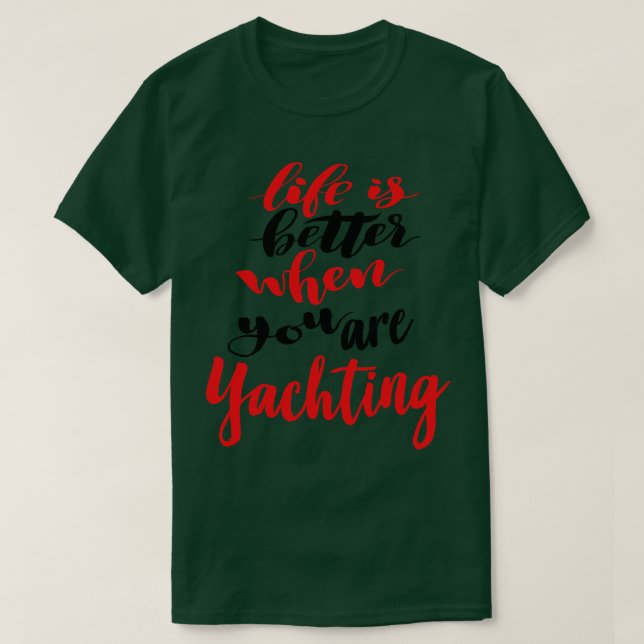 Livet är bättre när du väljer 2 t shirt (Design framsida)