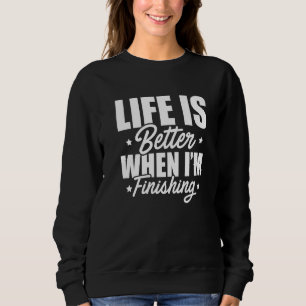 Livet är bättre när jag fiskar Dartspelare Dartspe T Shirt