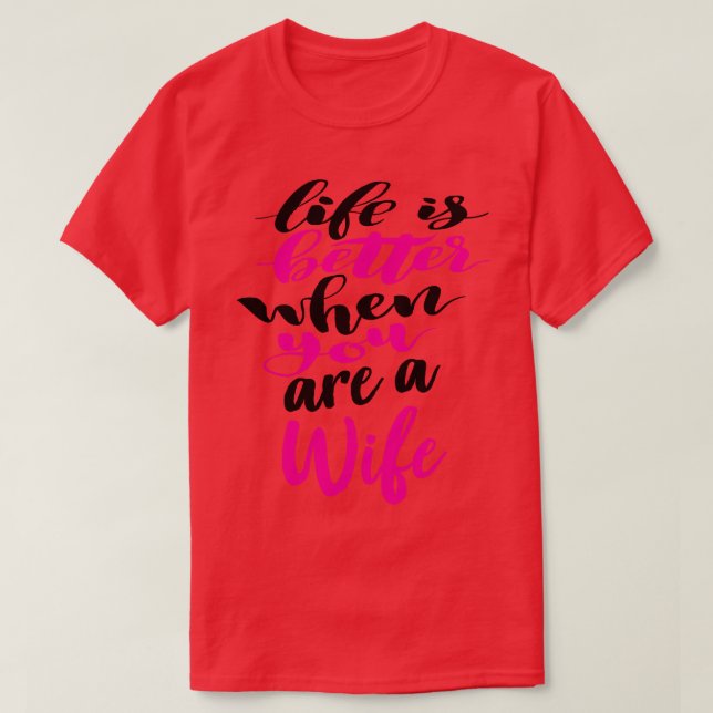 Livet är bättre när man är kvinna 5 t shirt (Design framsida)