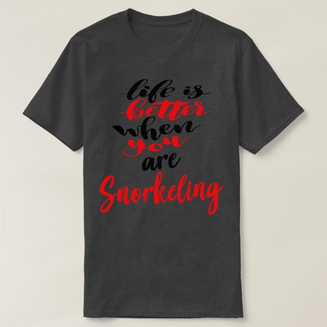 Livet är bättre när man är ute och säljer 3 t shirt (Design framsida)