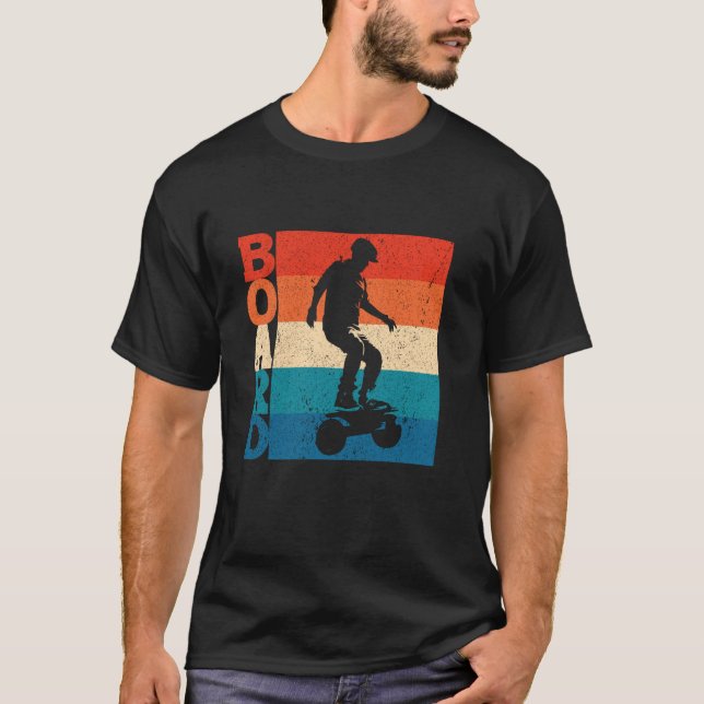 Livet är bättre när man hoverboardsurfar Bräda T Shirt (Framsida)