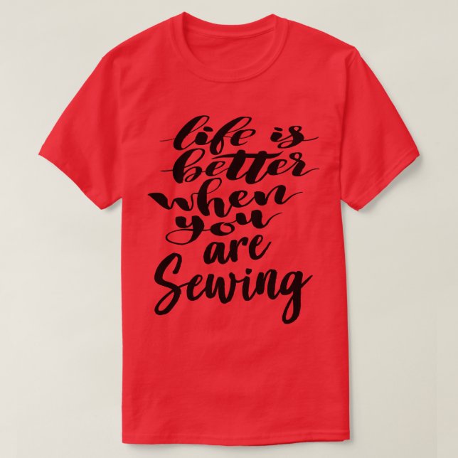 Livet är bättre när man ser t shirt (Design framsida)