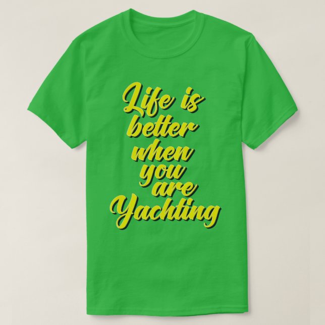 Livet är bättre när man väljer 5 t shirt (Design framsida)