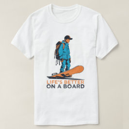 Livet är bättre ombord t shirt