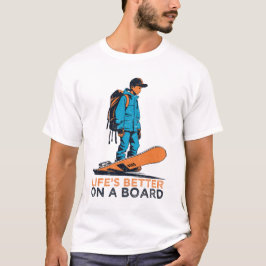 Livet är bättre ombord t shirt