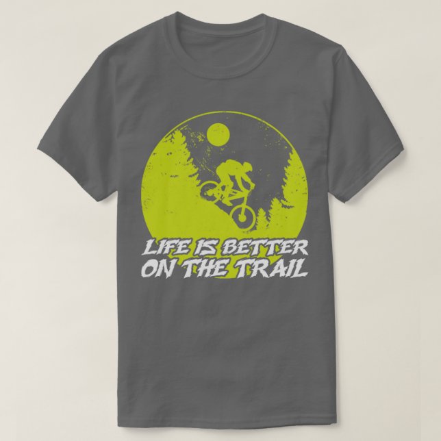 Livet är bättre på en bana t shirt (Design framsida)
