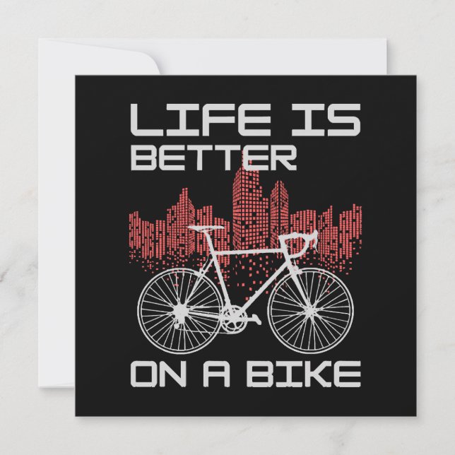 Livet är bättre på en cykel (Framsida)