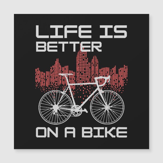 Livet är bättre på en cykel (Framsida)