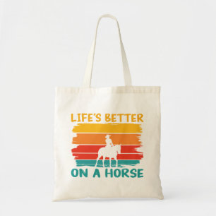 Livet är bättre på en häst, Horse Lovers Boys Mana Tygkasse