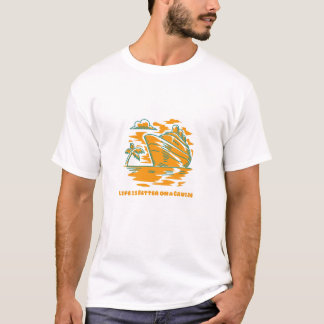 Livet är bättre på en kryssning - Tropiska Vacatio T Shirt