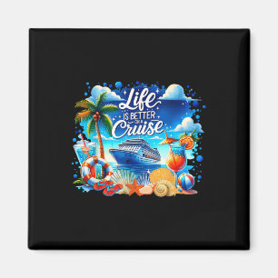 Livet är bättre på en rast på Hawaii Beach Summer Magnet