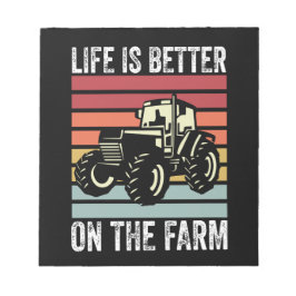 Livet är bättre på gården - Älskare inom jordbruke Anteckningsblock