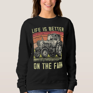 Livet är bättre på jordbrukets ekologiska jordbruk t shirt