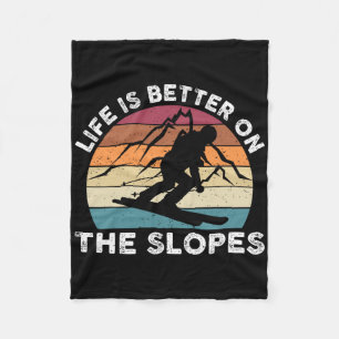 Livet är bättre på Sporteporter Fleecefilt