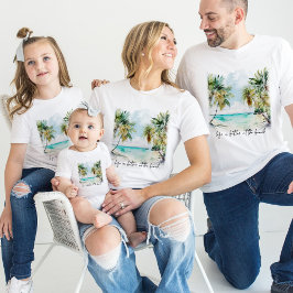 Livet är bättre på strandfamiljens helgdag t shirt