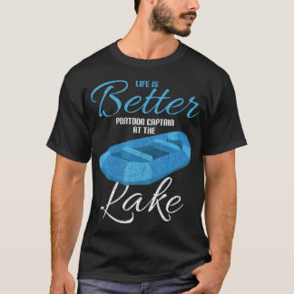 Livet Är Bättre Pontonkapten På T Shirt