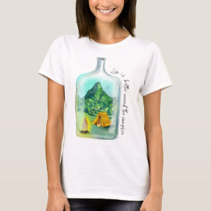 Livet är bättre runt Campfire T Shirt