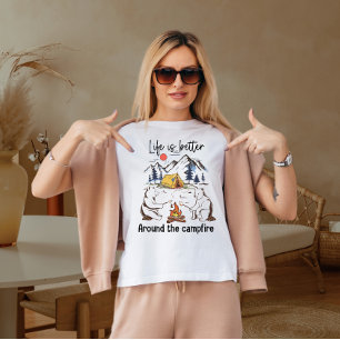 Livet är bättre runt läggen t shirt