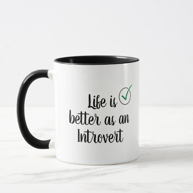 Livet är bättre som en introduktion mugg (Vänster)