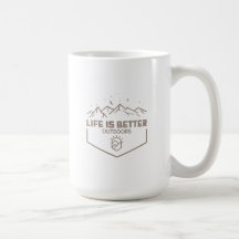 Livet är bättre utanför Kaffet Mugg