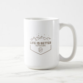 Livet är bättre utanför Kaffet Mugg