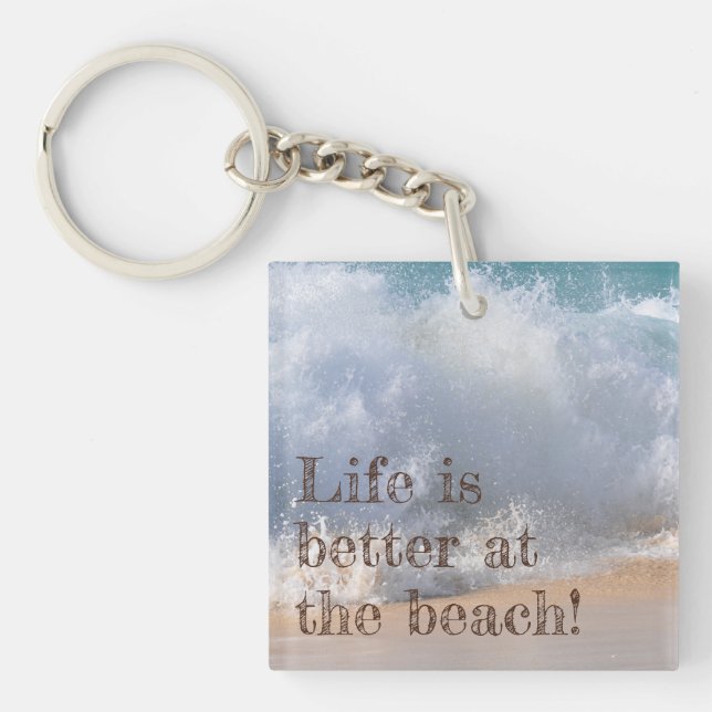 Livet är bättre vid böljans våg. (Framsidan)