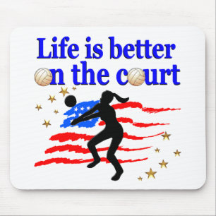 LIVET ÄR BÄTTRE VID DOMSTOLEN I USA VOLLEYBALL DES MUSMATTA