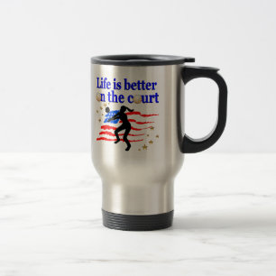 LIVET ÄR BÄTTRE VID DOMSTOLEN I USA VOLLEYBALL DES RESEMUGG