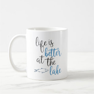 Livet är bättre vid fiskeoffret i Sjö Kaffemugg