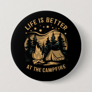 Livet är bättre vid lägerelden Camper Campingplats Knapp
