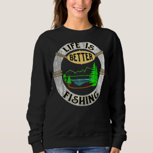 Livet är bättre vid Sjö-fisket T Shirt