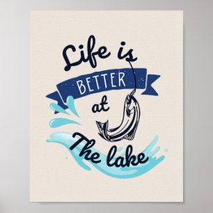 Livet är bättre vid Sjö-fonen Poster