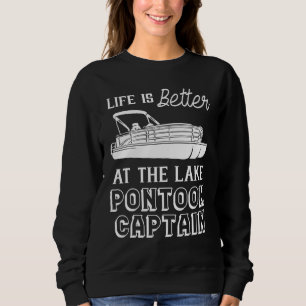 Livet Är Bättre Vid Sjön Pontonkapten T Shirt