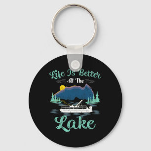 Livet är bättre vid sjön sommarlov båtliv nyckelring