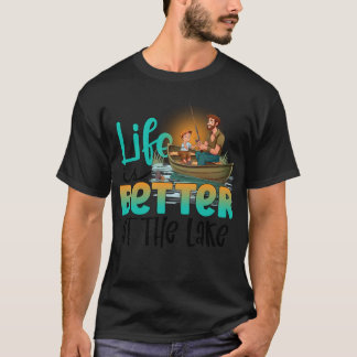 Livet är bättre vid sjön t shirt