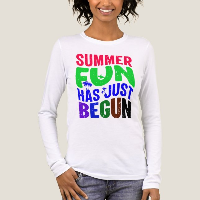 Livet är bättre vid stranden t shirt (Framsida)