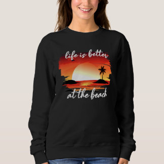 Livet är bättre vid stranden t shirt