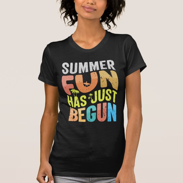 Livet är bättre vid stranden t shirt (Framsida)