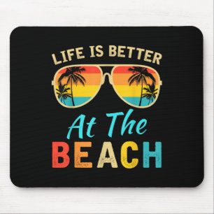 Livet är bättre vid toppmötet i Träd i Beach Retro Musmatta