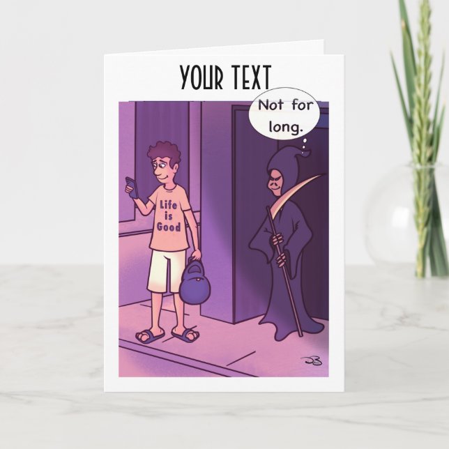 Livet är Bra Foleting Card Kort (Framsida)